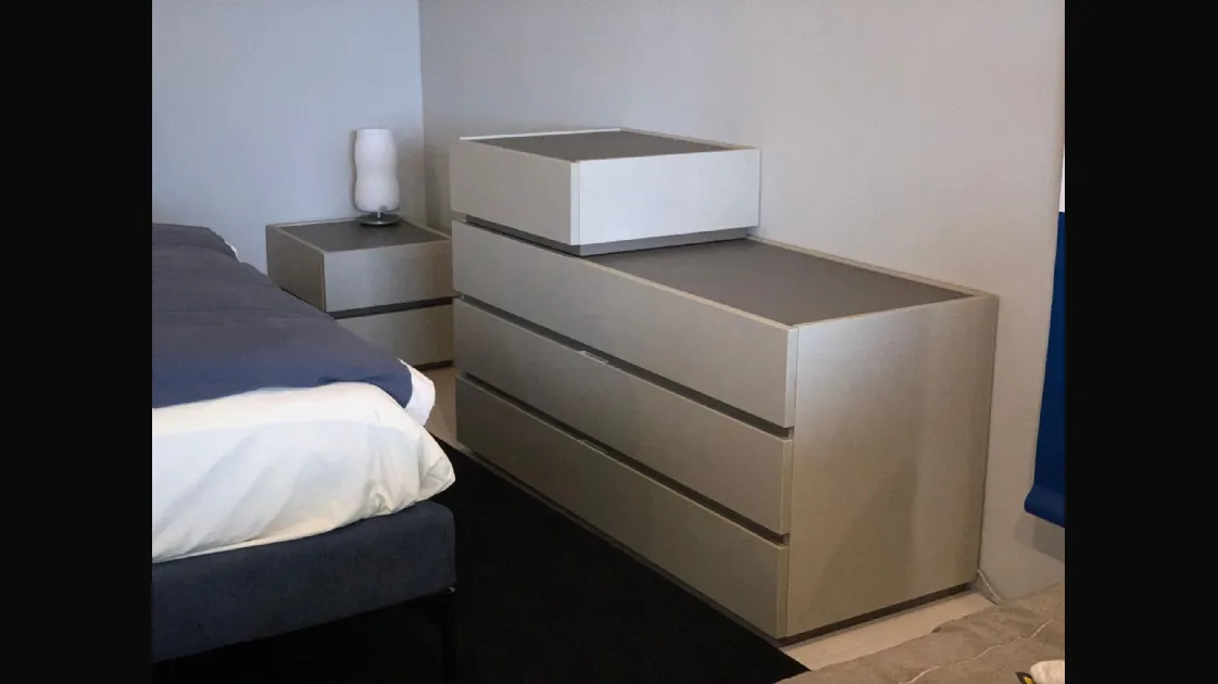 Gruppo Comodini e Comò modello Lego