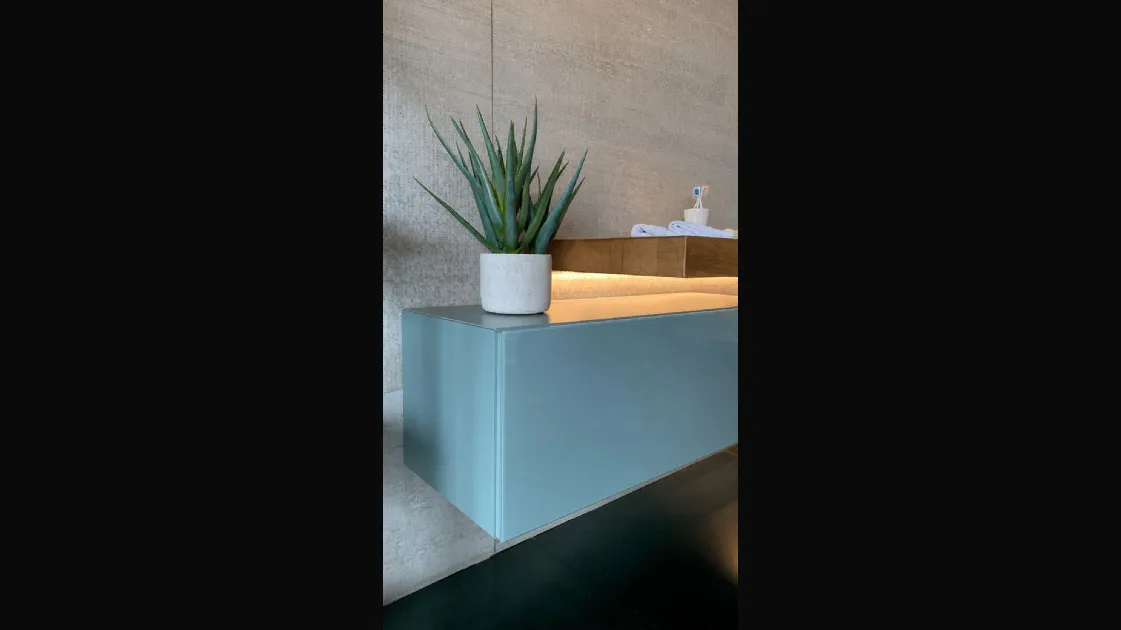 Lavabo Depth Lago + Cestone 36e8 sospeso
