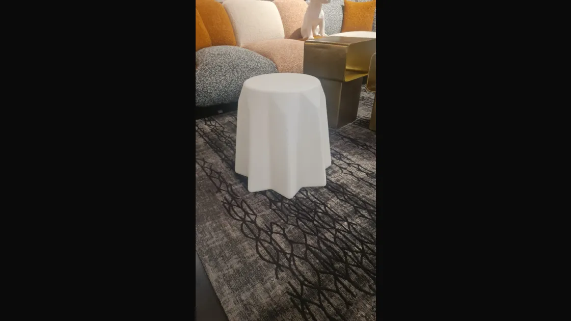 Tavolino/Sgabello/Lampada modello Pandoro Light di Slide