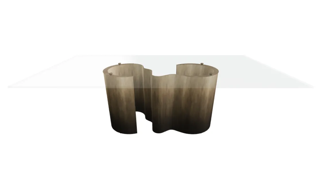 TAVOLO CATTELAN ITALIA MODELLO PAPEL GLASS