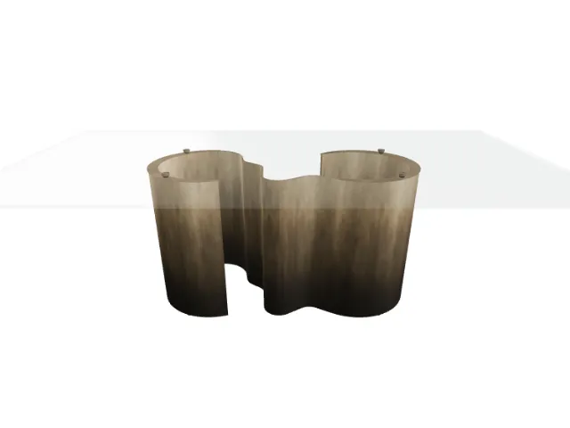 TAVOLO CATTELAN ITALIA MODELLO PAPEL GLASS