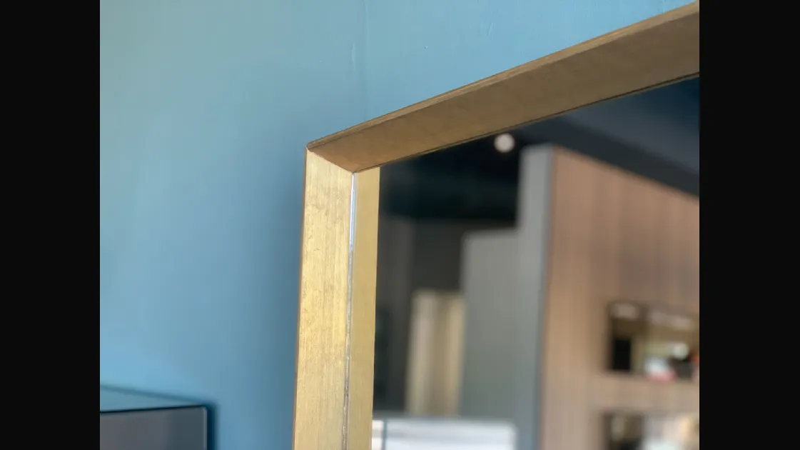Specchiera Artigianale Cornice freccia oro