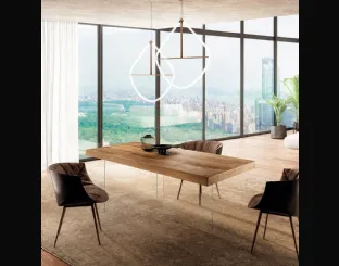 Tavolo Air Wildwood Naturale 160x90 Lago
