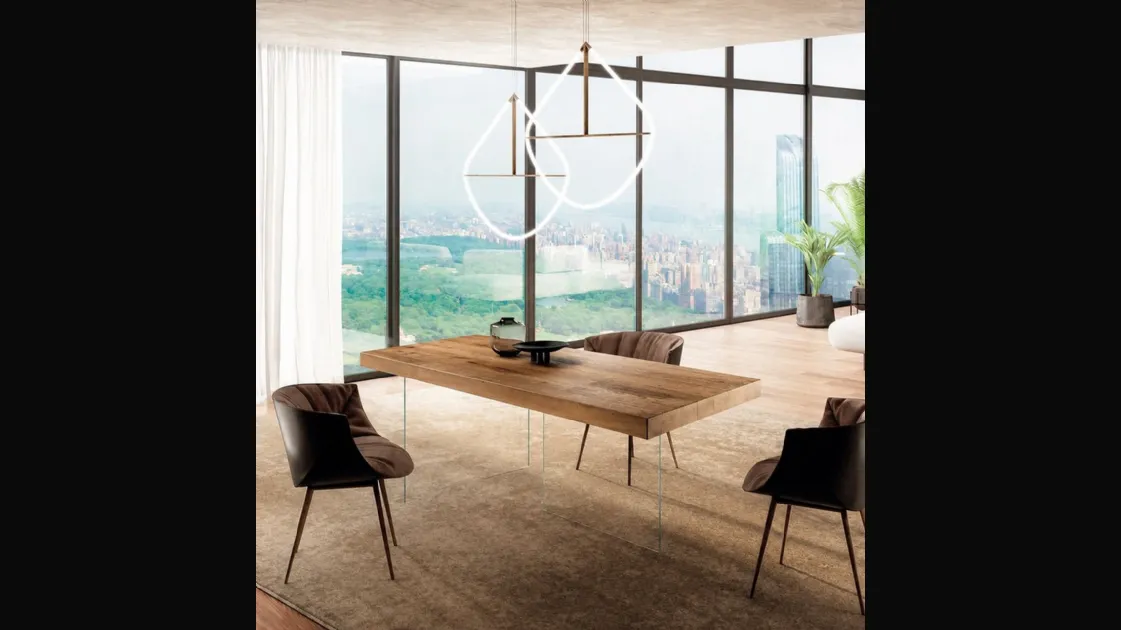 Tavolo Air Wildwood Naturale 160x90 Lago