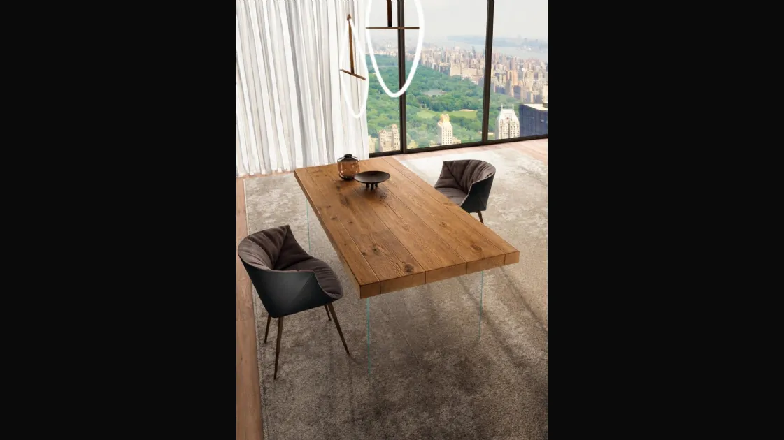 Tavolo Air Wildwood Naturale 160x90 Lago