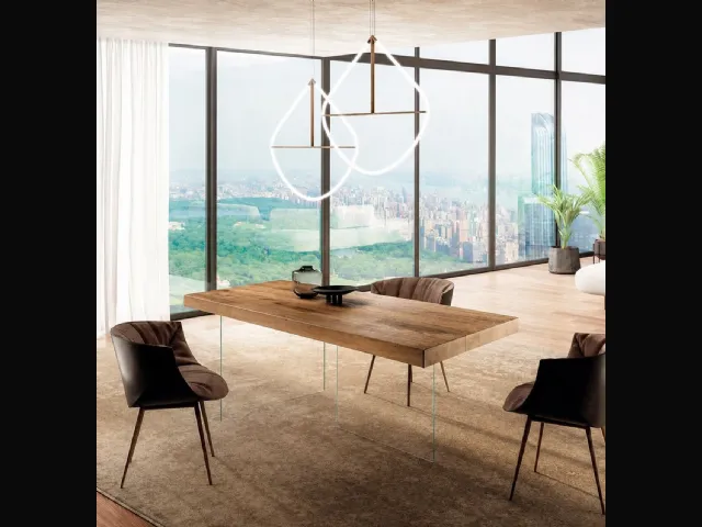 Tavolo Air Wildwood Naturale 160x90 Lago