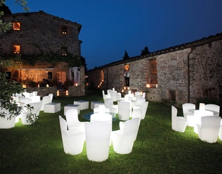 Sedia luminosa per esterno Zoe di Slide