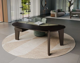 Scrivania direzionale di design in legno Boston di Cattelan Italia